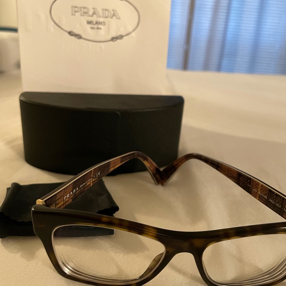 Prada Tortoise Shell Optical Glasses